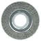 Weiler 6" Medium Face Crimped Wire Wheel .014" Steel Fill 2" Arbor Hole 6080 - alternate 1